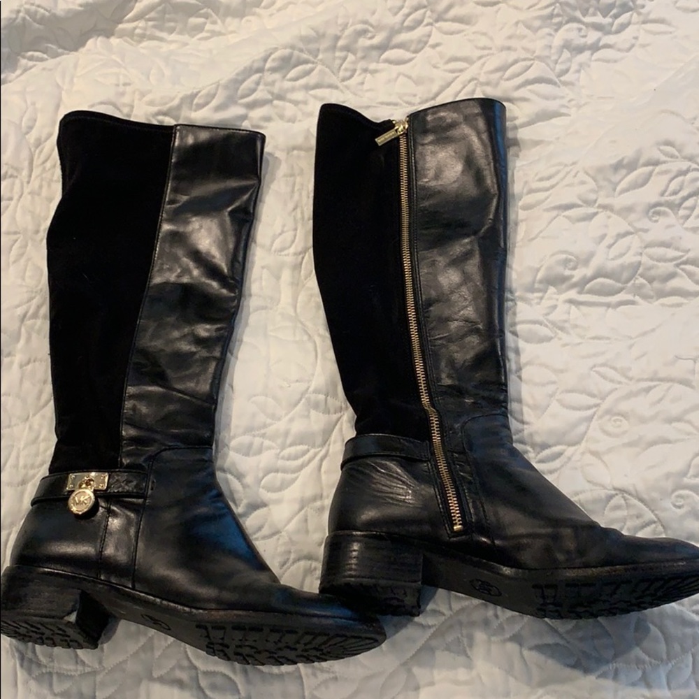 Michael Kors black riding boots. Size 8m